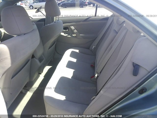 4T1BK3EKXBU624412 - 2011 TOYOTA CAMRY SE/LE/XLE 绿色 照片 8