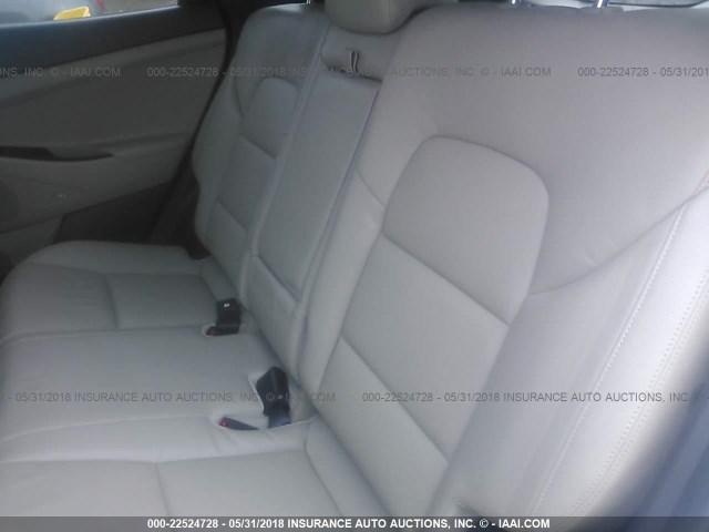 KM8J3CA22HU303617 - 2017 HYUNDAI TUCSON LIMITED/SPORT AND ECO/SE WHITE photo 8