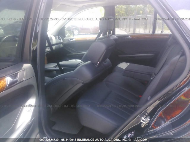 4JGBB86E76A048226 - 2006 MERCEDES-BENZ ML 350 BLACK photo 8