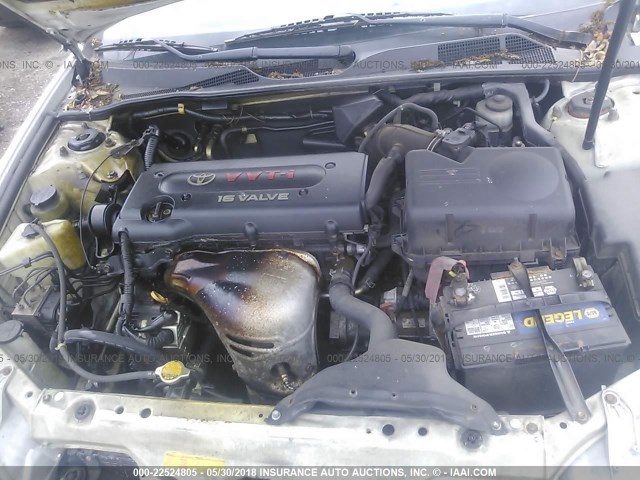 4T1BE32K62U033991 - 2002 TOYOTA CAMRY LE/XLE/SE WHITE photo 10
