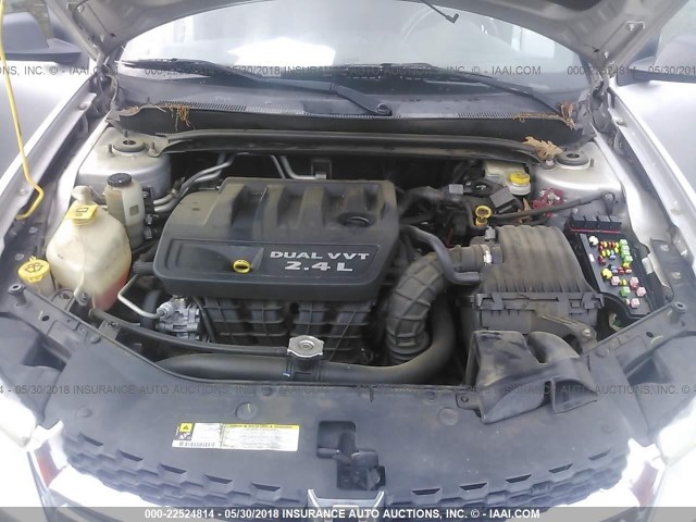 1B3BD4FBXBN541805 - 2011 DODGE AVENGER EXPRESS 银色 照片 10