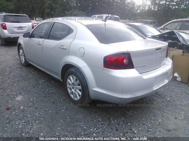 1B3BD4FBXBN541805 - 2011 DODGE AVENGER EXPRESS SILVER photo 3