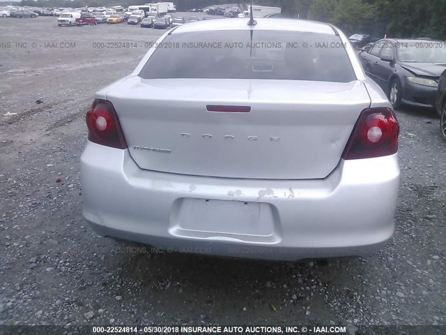 1B3BD4FBXBN541805 - 2011 DODGE AVENGER EXPRESS 银色 照片 6