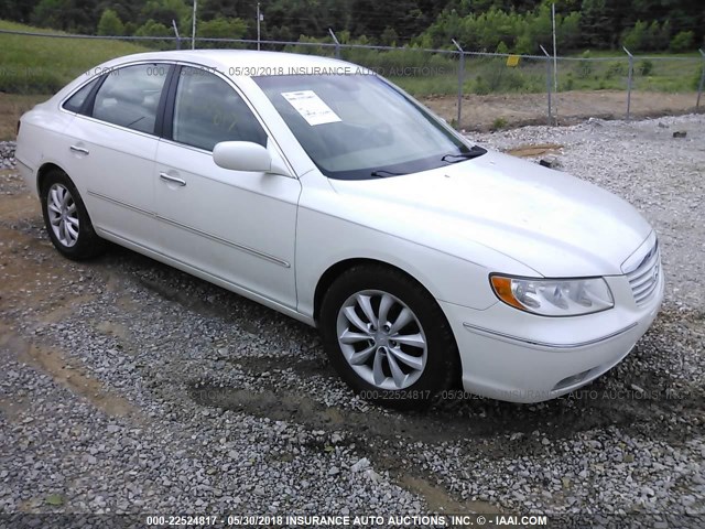 KMHFC46F07A144975 - 2007 HYUNDAI AZERA SE/LIMITED WHITE photo 1