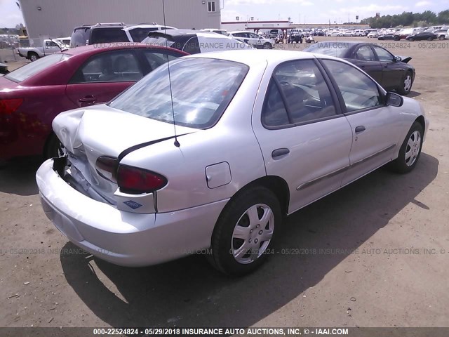 3G1JC52401S235526 - 2001 CHEVROLET CAVALIER CNG SILVER photo 4