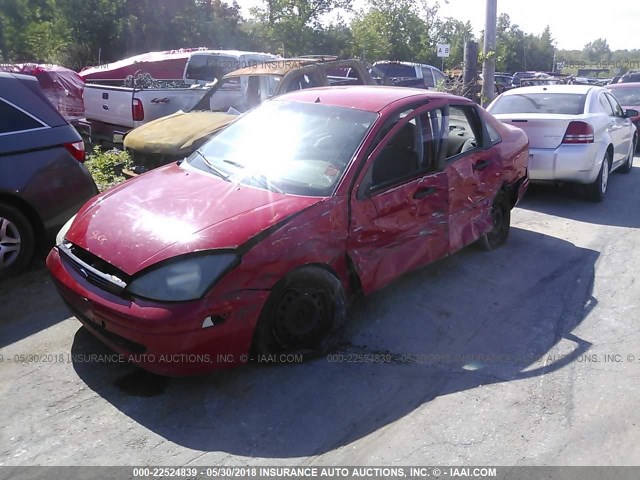 1FAFP34Z94W130688 - 2004 FORD FOCUS SE COMFORT/SE SPORT RED photo 2