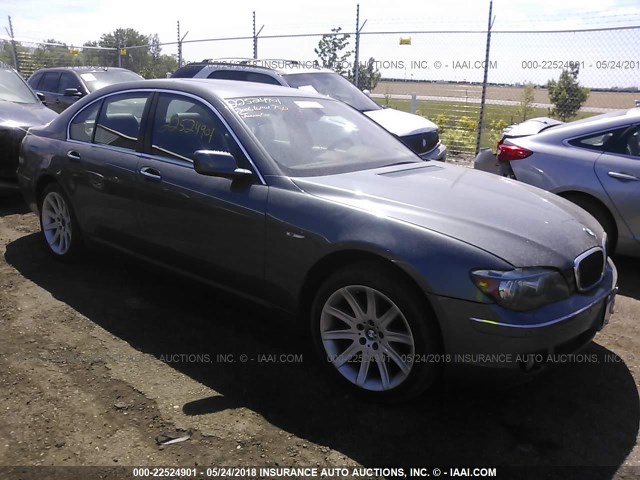 WBAHL83576DT07020 - 2006 BMW 750 I GRAY photo 1
