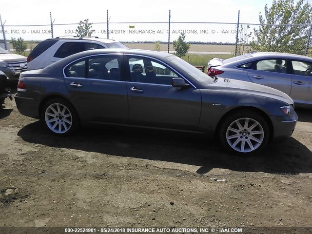 WBAHL83576DT07020 - 2006 BMW 750 I GRAY photo 6