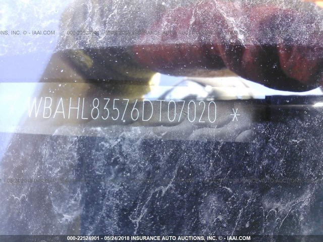 WBAHL83576DT07020 - 2006 BMW 750 I GRAY photo 9