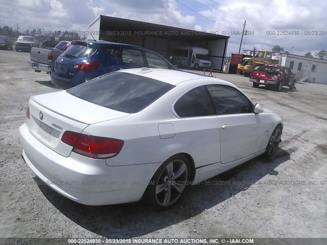 WBAWV13509P121475 - 2009 BMW 328 I SULEV WHITE photo 4