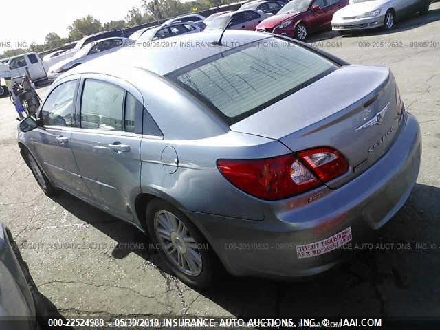 1C3LC56R78N205860 - 2008 CHRYSLER SEBRING TOURING SILVER photo 3