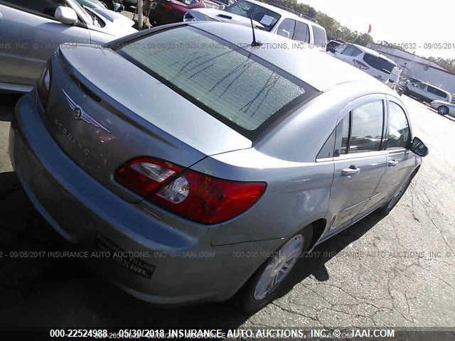 1C3LC56R78N205860 - 2008 CHRYSLER SEBRING TOURING SILVER photo 4