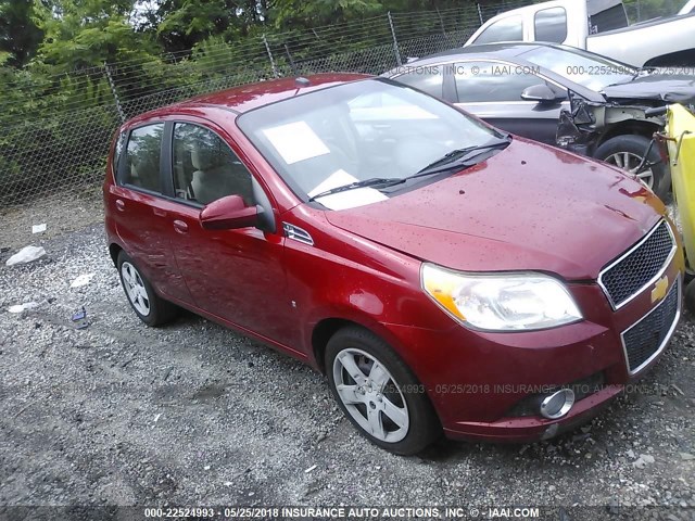 KL1TD66EX9B649899 - 2009 CHEVROLET AVEO LS/LT 红色 照片 1