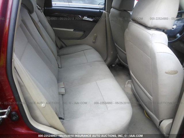 KL1TD66EX9B649899 - 2009 CHEVROLET AVEO LS/LT 红色 照片 8