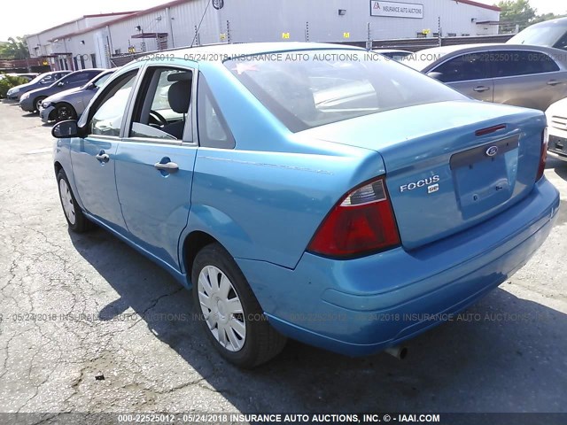 1FAFP34NX7W335082 - 2007 FORD FOCUS ZX4/S/SE/SES 蓝色 照片 3