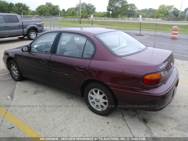 1G1NE52MXW6255015 - 1998 CHEVROLET MALIBU LS MAROON photo 3