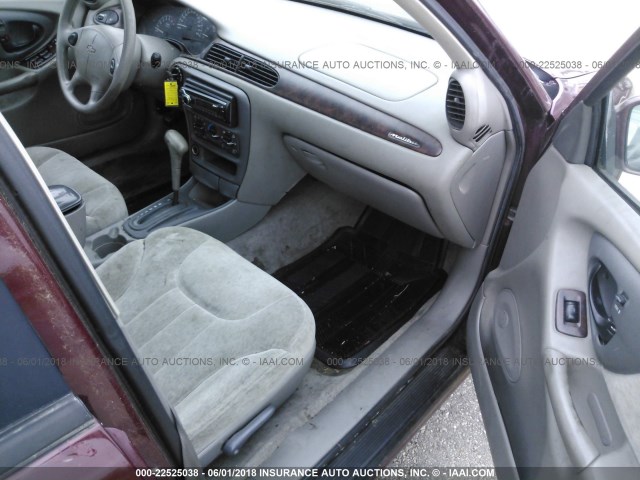 1G1NE52MXW6255015 - 1998 CHEVROLET MALIBU LS MAROON photo 5