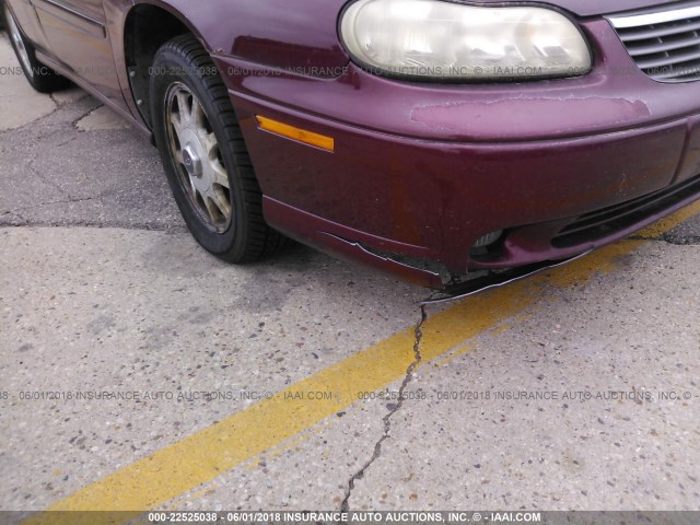 1G1NE52MXW6255015 - 1998 CHEVROLET MALIBU LS MAROON photo 6