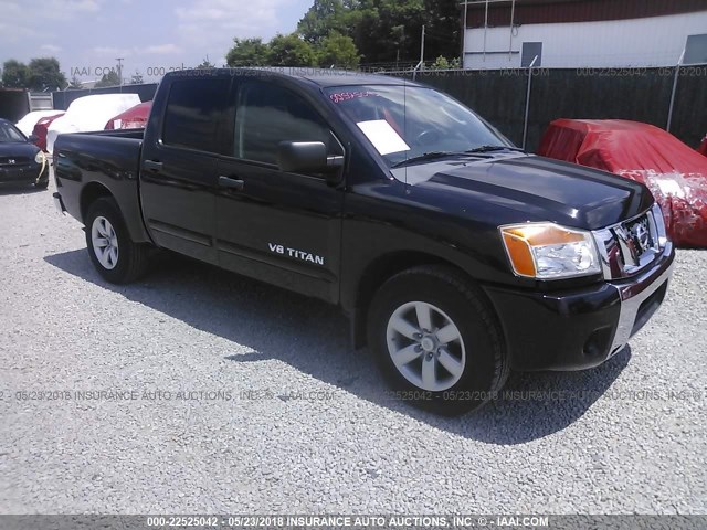 1N6BA07D49N317811 - 2009 NISSAN TITAN XE/SE/LE BLACK photo 1