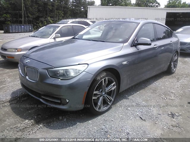 WBASN4C55AC208090 - 2010 BMW 550 GT GRAY photo 2