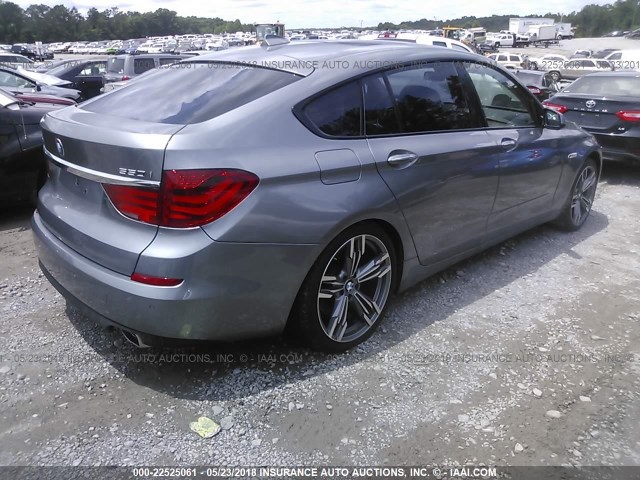 WBASN4C55AC208090 - 2010 BMW 550 GT GRAY photo 4