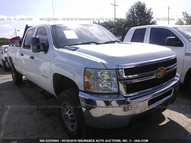 1GC1CVCG6DF170318 - 2013 CHEVROLET SILVERADO C2500 HEAVY DUTY WHITE photo 1
