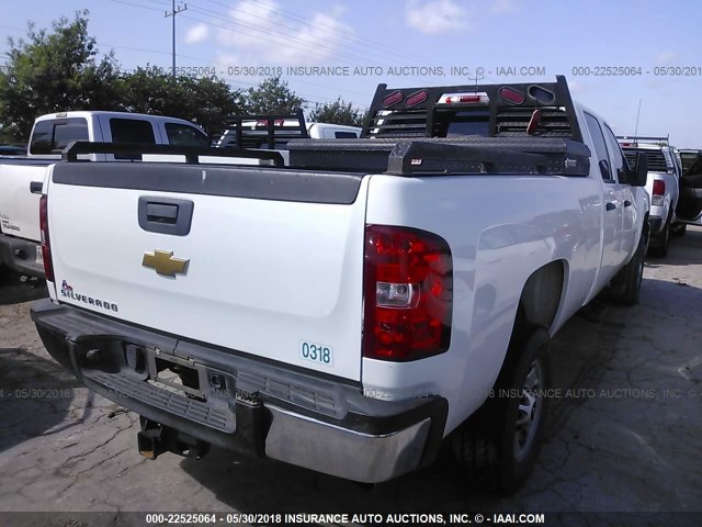 1GC1CVCG6DF170318 - 2013 CHEVROLET SILVERADO C2500 HEAVY DUTY WHITE photo 4
