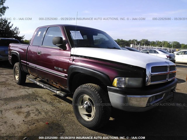 1B7HF13Z01J542843 - 2001 DODGE RAM 1500 MAROON photo 1