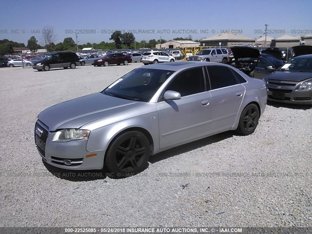 WAUAF78E86A218165 - 2006 AUDI A4 2/TURBO SILVER photo 2