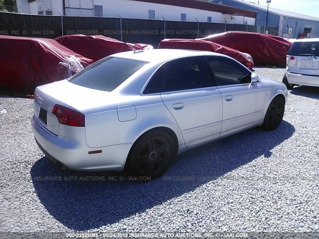 WAUAF78E86A218165 - 2006 AUDI A4 2/TURBO SILVER photo 4