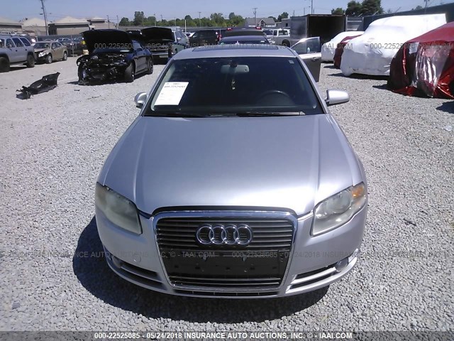 WAUAF78E86A218165 - 2006 AUDI A4 2/TURBO SILVER photo 6