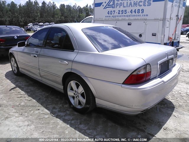 1LNFM87A26Y639868 - 2006 LINCOLN LS SILVER photo 3
