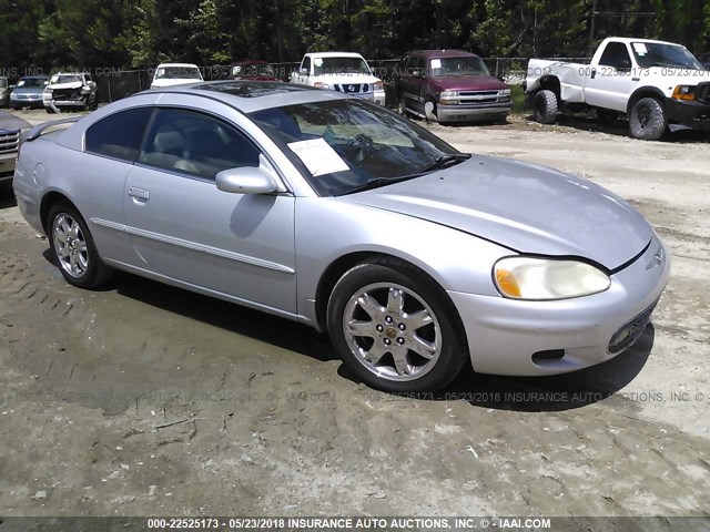 4C3AG52H52E161887 - 2002 CHRYSLER SEBRING LXI SILVER photo 1