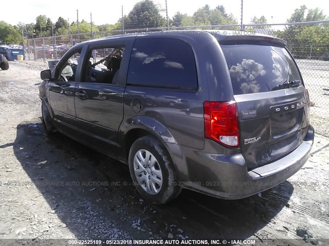 2C4RDGBG7FR634936 - 2015 DODGE GRAND CARAVAN SE GRAY photo 3