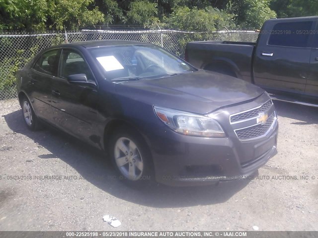 1G11B5SA1DF272473 - 2013 CHEVROLET MALIBU LS GRAY photo 1