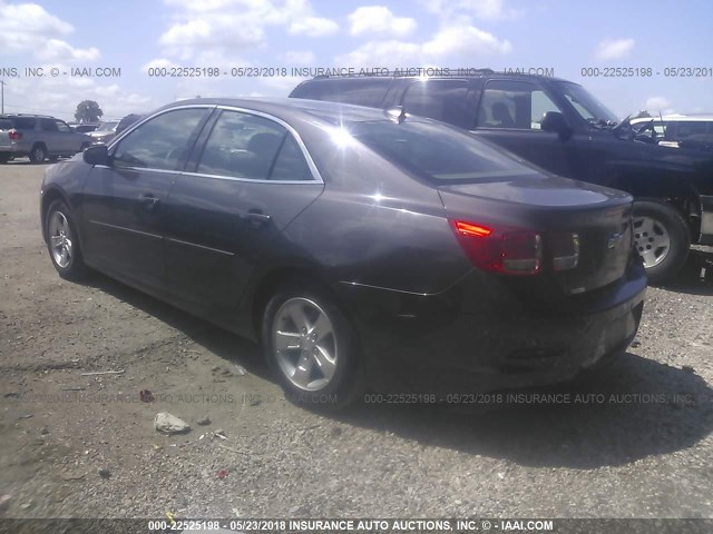 1G11B5SA1DF272473 - 2013 CHEVROLET MALIBU LS GRAY photo 3