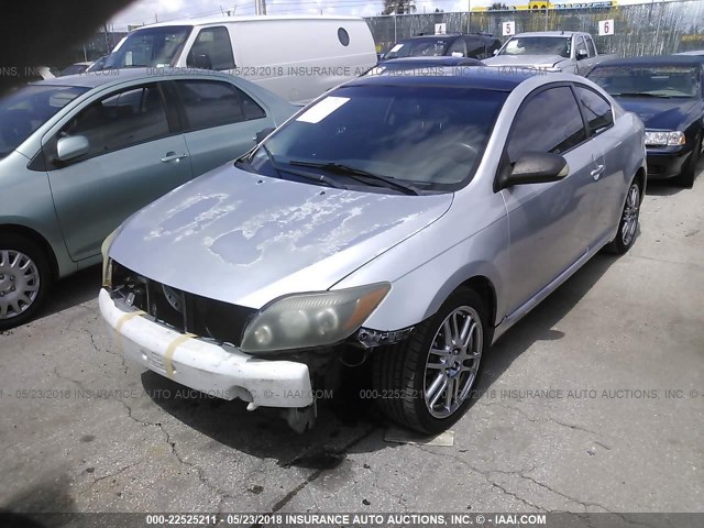 JTKDE167780223136 - 2008 TOYOTA SCION TC 银色 照片 2