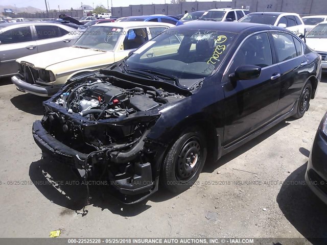 1HGCR2F55GA077793 - 2016 HONDA ACCORD SPORT 黑色 照片 2