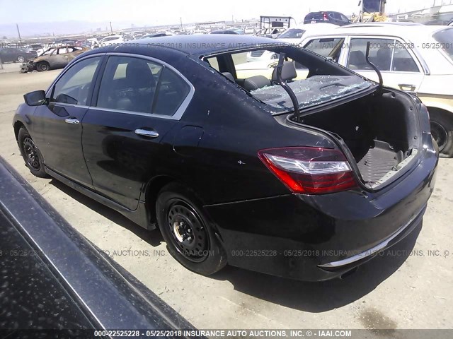 1HGCR2F55GA077793 - 2016 HONDA ACCORD SPORT 黑色 照片 3