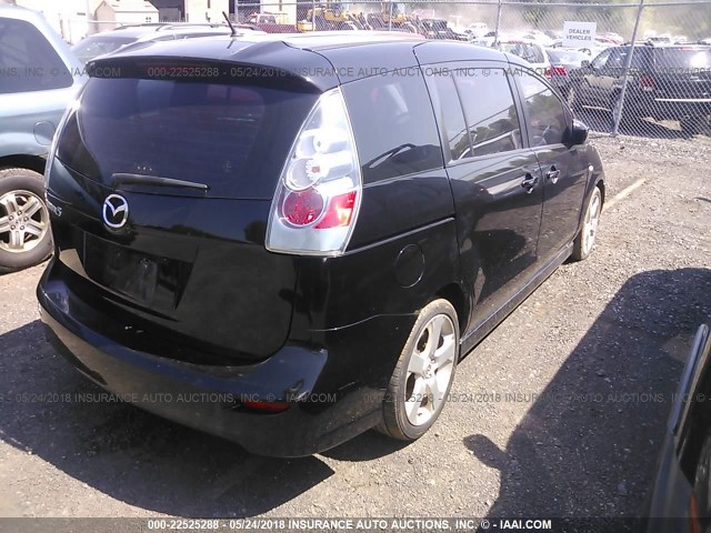 JM1CR293770160687 - 2007 MAZDA 5 BLACK photo 4