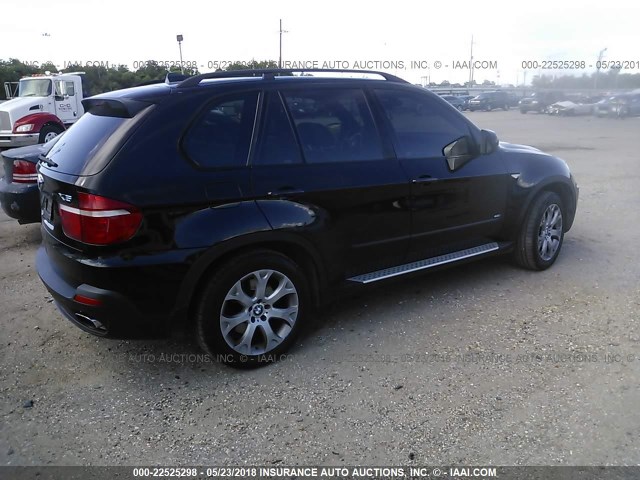 5UXFE83587LZ45769 - 2007 BMW X5 4.8I BLACK photo 4