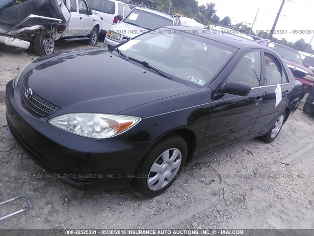 4T1BE32K52U099061 - 2002 TOYOTA CAMRY LE/XLE/SE შავი ფოტო 2