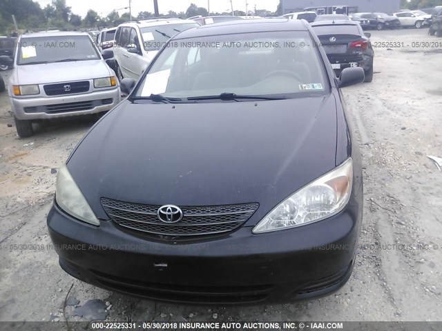 4T1BE32K52U099061 - 2002 TOYOTA CAMRY LE/XLE/SE შავი ფოტო 6