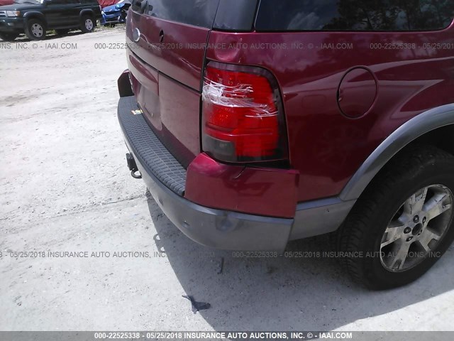 1FMZU73K93UB14458 - 2003 FORD EXPLORER XLT/XLT SPORT/NBX RED photo 6