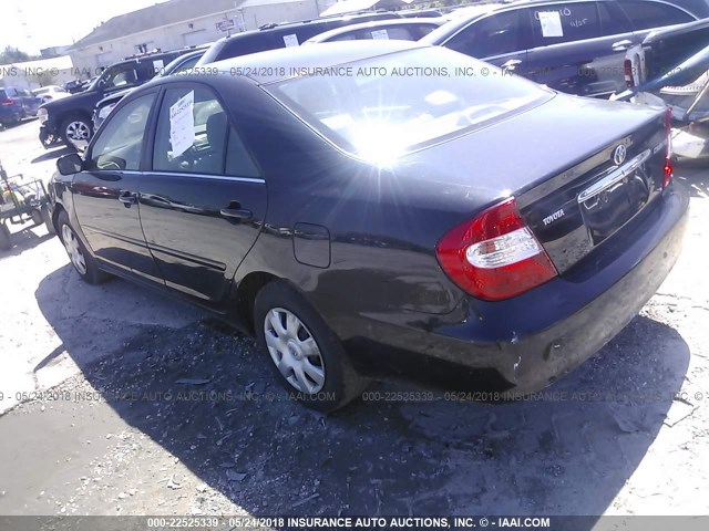 4T1BE32K64U341214 - 2004 TOYOTA CAMRY LE/XLE/SE BLACK photo 3