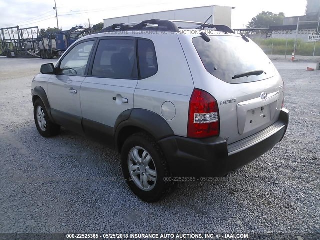 KM8JN12D46U443969 - 2006 HYUNDAI TUCSON GLS/LIMITED SILVER photo 3