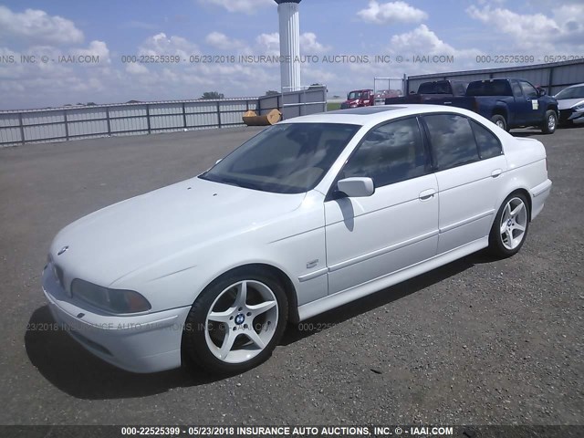 WBADN63481GM73798 - 2001 BMW 540 I AUTOMATIC WHITE photo 2