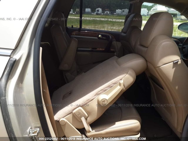 5GALVCED7AJ210250 - 2010 BUICK ENCLAVE CXL 棕色 照片 8