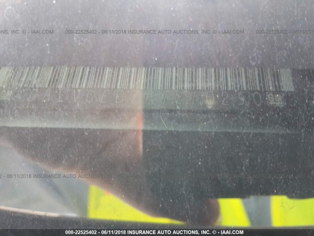 5GALVCED7AJ210250 - 2010 BUICK ENCLAVE CXL 棕色 照片 9