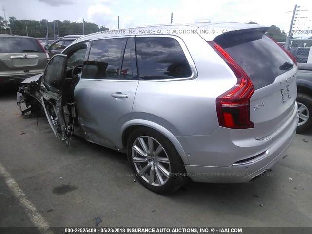 YV4A22PL5H1156791 - 2017 VOLVO XC90 T6 SILVER photo 3